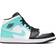 Nike Air Jordan 1 Mid M - White/Black/Tropical Twist