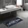 ROMAMIGO Laundry Room Rug Black, Grey, Blue, Red 50x120cm