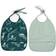 Filibabba Bib with Ties 2-pack Night