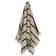 ferm LIVING Alee Viskestykke Beige, Sort (100x50cm)