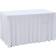 vidaXL stretchable Bordsduk Vit (243x76cm)