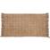 Nordal Luna Bath Rug with Fringes Brown 60x100cm