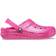 Crocs Kid's Classic Glitter Lined Clog - Fuchsia Fun/Multi