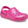 Crocs Kid's Classic Glitter Lined Clog - Fuchsia Fun/Multi