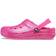 Crocs Kid's Classic Glitter Lined Clog - Fuchsia Fun/Multi