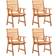 vidaXL 3087136 Set da pranzo per patio, 1 Tavolo incluso 4 Sedie