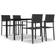 vidaXL 3099265 Essgruppe, 1 Tisch einschl. 4 Stühle