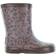 Wheat Rubber Boot Alpha Print