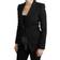 Dolce & Gabbana Black Brocade Single Breasted Blazer Women's Jacket