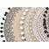 Dkd Home Decor Linen Bordstablett Vit, Svart