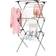 Minky Premium Sure Grip 3 Tier Airer Gunmetal Clothes Rack 69x141cm