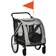 Pawhut 2-in-1 Dog Bike Trailer W/ Universal Wheel Reflector Flag 72.5x107.5cm