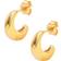 Hultquist Nora Big Hoops Earrings - Gold