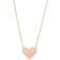 Kendra Scott Ari Heart Short Pendant Necklace - Gold/Quartz