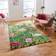 Think Rugs Havana Green/Pink Green, Pink 80x150cm