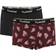 Hummel Kid's Carolina Hipsters 2-pack - Windsor Wine (214187-3430)