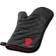 Weber Barbecue Mitt Pot Holders Black, Red (40x22.5cm)