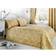 Serene Jasmine Bedspread Gold (220x240cm)