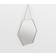 VonHaus Hexagon Wall Mirror 26x30cm