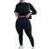 Mulisky Women’s Casual 2 Piece Outfits Sexy Bodycon Jumpsuits