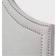 Baxton Studio Avignon Modern and Contemporary Grayish Upholstered Queen Headboard 60.84"