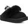 UGG Toddler's Funkette Sheepskin Slippers - Black