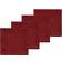 Södahl Star Damask Cloth Napkin Red (45x45cm)