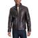 Michael Kors Men's Perforated Faux Leather Moto Jacket - Espresso