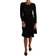 Dolce & Gabbana Sheath Long Sleeves Dress - Black