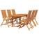 vidaXL 3079644 Ensemble repas de patio, 1 Table incluse 6 Chaises