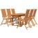 vidaXL 3079646 Matgrupp, 1 Bord inkl. 6 Stolar