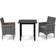 vidaXL 3094979 Patio Dining Set, 1 Table incl. 2 Chairs