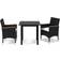 vidaXL 3094979 Patio Dining Set, 1 Table incl. 2 Chairs