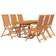 vidaXL 3079639 Ensemble repas de patio, 1 Table incluse 6 Chaises