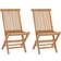 vidaXL 315441 2-pack Havestol
