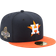 New Era Astros 2022 World Series Champions Road Side Patch 59FIFTY Fitted Hat - Navy/Orange