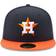 New Era Astros 2022 World Series Champions Road Side Patch 59FIFTY Fitted Hat - Navy/Orange