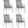 vidaXL 316818 4-pack Garden Dining Chair