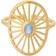 Pernille Corydon Dream Catcher Ring - Gold/Chalcedony