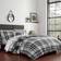 Eddie Bauer Coal Creek Bedspread White, Black (218.4x160cm)
