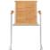 vidaXL 3078551 4-pack Garden Dining Chair