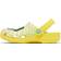 Crocs Kid's Ron English x Classic Party Animals Zebra Lemon Clog - Lemon/Multi-Color