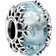 Pandora Winter Snowflake Murano Charm - Silver/Blue