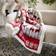 Safavieh Prancer Gingham Reindeer Blankets Red (152.4x127cm)