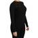 Dolce & Gabbana Silk Lace Crew Neck Long Sleeve Blouse