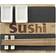 Dkd Home Decor Naturell Svart Skiffer Bambu Sushiset Köksutrustning