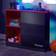 X-Rocker Carbon-Tek Grey Bedside Table 34x79cm