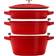 Staub - Cookware Set with lid 3 Parts