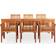 vidaXL 3058080 Ensemble repas de patio, 1 Table incluse 6 Chaises