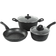 Blackmoor Home Non-Stick Cookware Set with lid 3 Parts